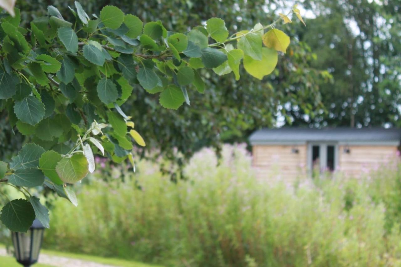 Luxury Shepherds Hut - The Moorhen By The Lake York Exteriör bild